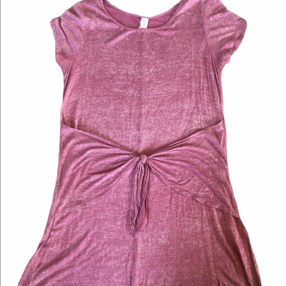 Lazy Sunday casual tie dress